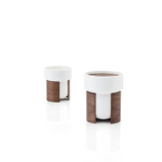 Tonfisk White Warm Tea/Coffee Cups - Set of 2