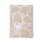 Vallila Makeba Beige / White Hand Towel