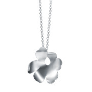 Kalevala x Marimekko Unikko Large Silver Necklace - Anniversary Edition