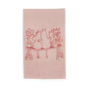 Arabia Moomin Love Pink Guest Towel