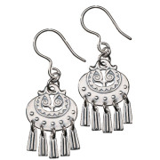 Kalevala Moon Goddess Silver Earrings - Small