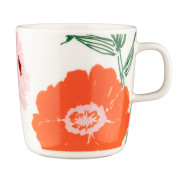 Marimekko Puutarhakutsut White / Orange / Green Large Mug