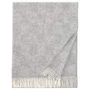 Lapuan Kankurit Maria Grey / White Wool Throw Blanket