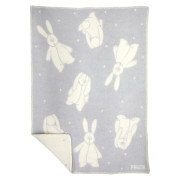 Pentik Halipupu Light Grey / White Baby Blanket