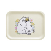 Muurla Moomin Flowers Light Yellow / Multi Tray