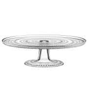 iittala Kastehelmi Clear Large Cake Stand