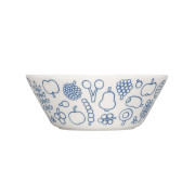 iittala Toikka Frutta White / Blue Bowl
