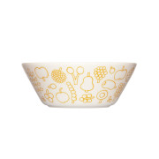 iittala Toikka Frutta White / Yellow Bowl