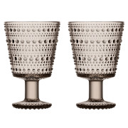 iittala Kastehelmi Linen Universal Glass - Set of 2