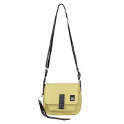 Marimekko Beige / Black Mini Messenger Shoulder Bag w/ Unikko Strap