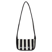 Marimekko Merirosvo Black / White Mini Knitted Shoulder Bag