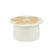 Marimekko Oiva Unikko White / Gold Candle Holder