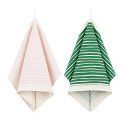 Marimekko Piccolo White / Light Pink / Green Tea Towels - Set of 2
