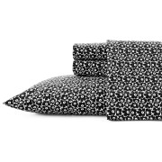 Marimekko Pikkuinen Unikko Black Queen Sheet Set