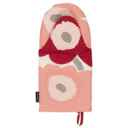 Marimekko Pieni Unikko Dark Cherry / Pink / Grey Oven Mitt
