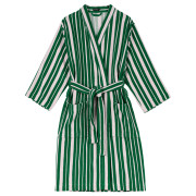 Marimekko Raide Green / Light Pink Bathrobe