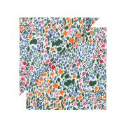Marimekko Rantaniitty Green / Orange / Multi Cocktail Napkins