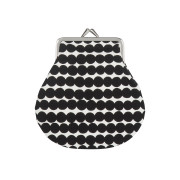 Marimekko Rasymatto Black / White Small Coin Purse