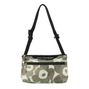 Marimekko Unikko Charcoal / Cream Small Neat Crossbody Shoulder Bag