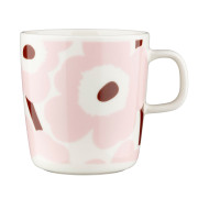 Marimekko Unikko Light Pink / Chestnut / White Large Mug