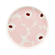 Marimekko Unikko Light Pink / Chestnut / White Salad Plate