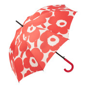 Marimekko Unikko Red / Beige Stick Umbrella