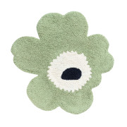 Marimekko Unikko Sage Green / Off White / Navy Bath Mat