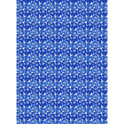 Marimekko Mini Unikko Blue / White Cotton Fabric