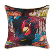 Klaus Haapaniemi Misto Mare Prawn Silk Throw Pillow