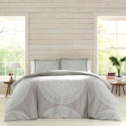 Marimekko Fokus Grey Full / Queen Duvet Cover Set