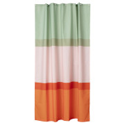Marimekko Hennika Orange / Light Pink / Sage Shower Curtain