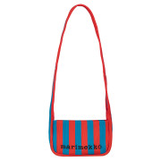 Marimekko Merirosvo Red / Blue Mini Knitted Shoulder Bag
