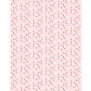 Marimekko Mini Unikko Light Pink / White / Chestnut Cotton Fabric