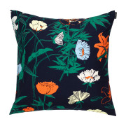 Marimekko Perenna Dark Blue / Green / Orange Throw Pillow