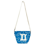 Marimekko Piirto Unikko Blue / Off White Mono Mini Crossbody Bag