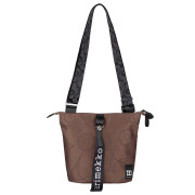 Marimekko Piirto Unikko Brown / Black Carry All Shoulder Bag