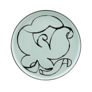 Marimekko Pistilla Mint / Black Salad Plate