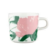 Marimekko Puutarhakutsut White / Green / Pink / Orange Coffee Cup