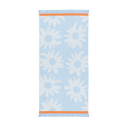 Marimekko Rakastaa Ei Rakasta Light Blue / White / Orange Hammam Hand Towel