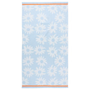 Marimekko Rakastaa Ei Rakasta Light Blue / White / Orange Hammam Bath Towel