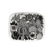 Marimekko Siirtolapuutarha Black / White Small Plate