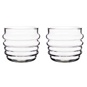 Marimekko Socks Rolled Down Clear Tumblers - Set of 2
