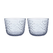 Marimekko Syksy Light Blue Glass Tumblers - Set of 2
