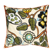 Marimekko Tiara Orange / Green / Blue Throw Pillow