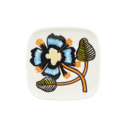 Marimekko Tiara Orange / Green / Blue Mini Square Plate