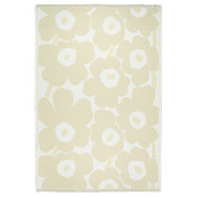 Marimekko Unikko Sand / Beige Jacquard Throw Blanket