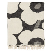 Marimekko Unikko Off White / Charcoal Blanket