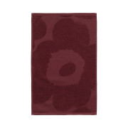 Marimekko Unikko Burgundy Guest Towel