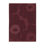 Marimekko Unikko Burgundy Hand Towel