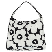 Marimekko Unikko Black / White Large Knitted Shoulder Bag